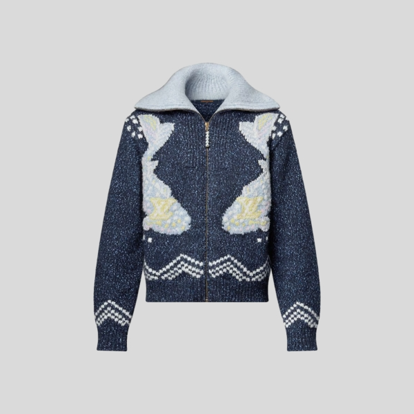 루이비통 지퍼 니트 블루종