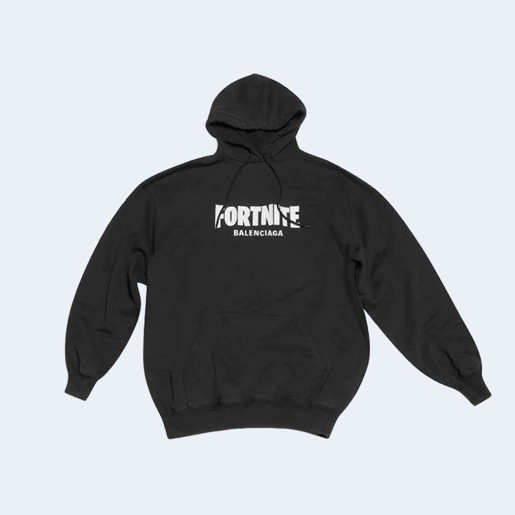 발렌시아가 x FORTNITE 2021 미디엄 핏 후디