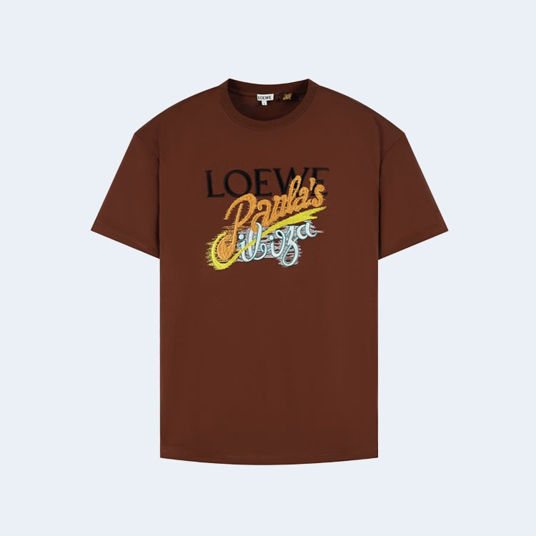 로에베 코튼 루즈 핏 티셔츠