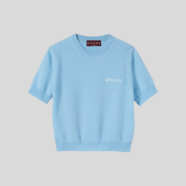 구찌 인타르시아 캐시미어 탑