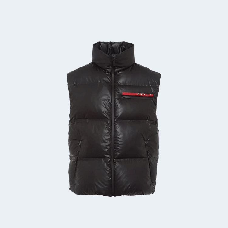 프라다 슬리브스 나일론 푸퍼 재킷