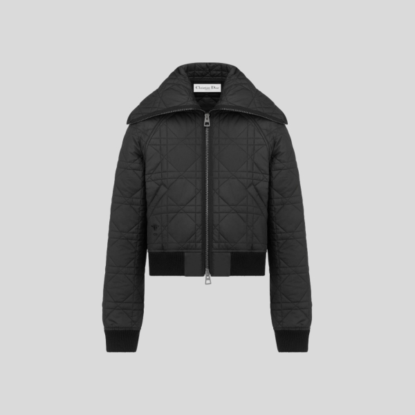 디올 오버사이즈 칼라 매크로까나쥬 자켓