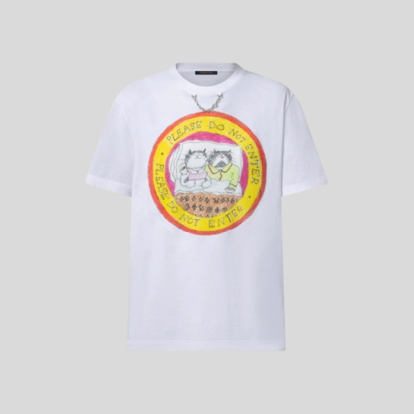 루이비통 캣 스탬프 티셔츠