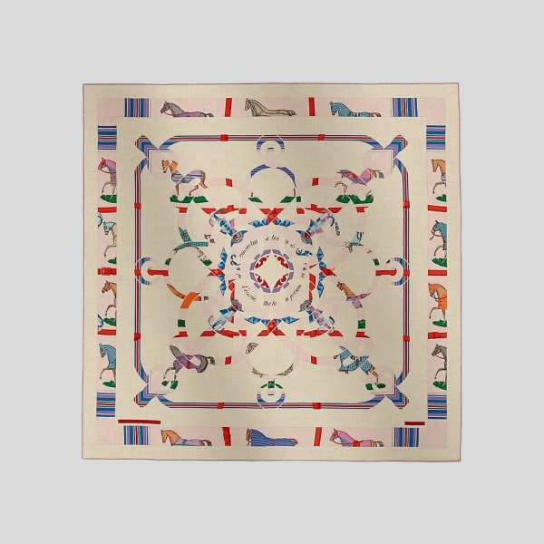 에르메스 Eperon d'Or et Tenues de Jour 숄 140