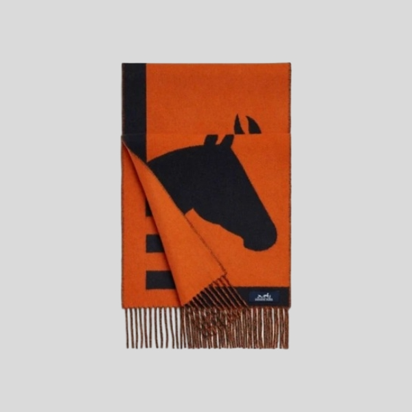 에르메스 캐시미어 롱 스카프