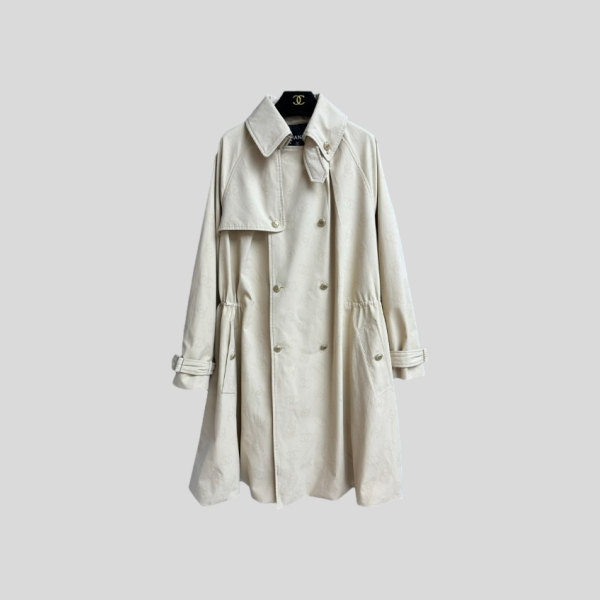 샤넬 롱 트렌치코트