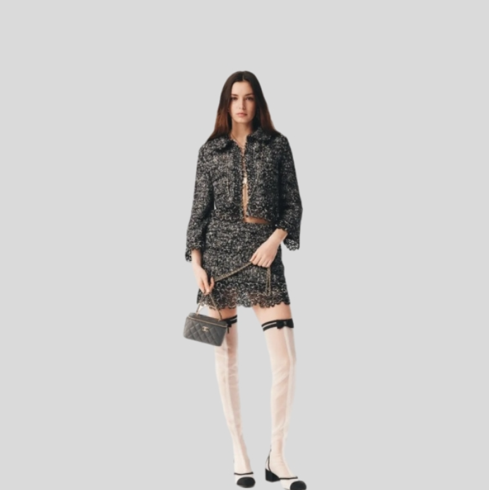 샤넬 블렌드 가디건