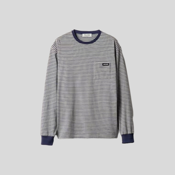 미우미우 긴팔 저지 티셔츠