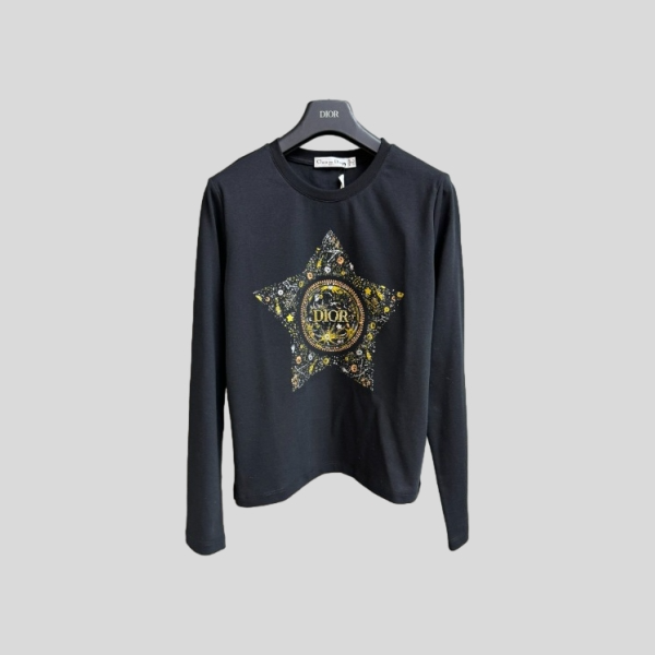 디올 긴팔 티셔츠
