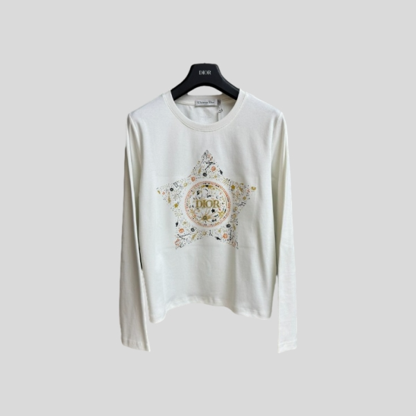 디올 긴팔 티셔츠