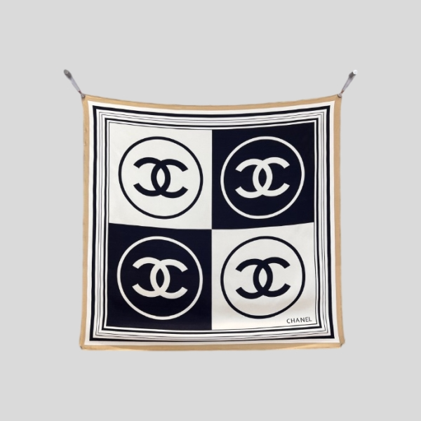 샤넬 실크 스카프