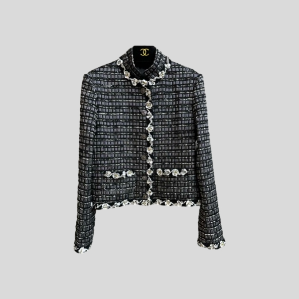 샤넬 3D 플로럴 자켓