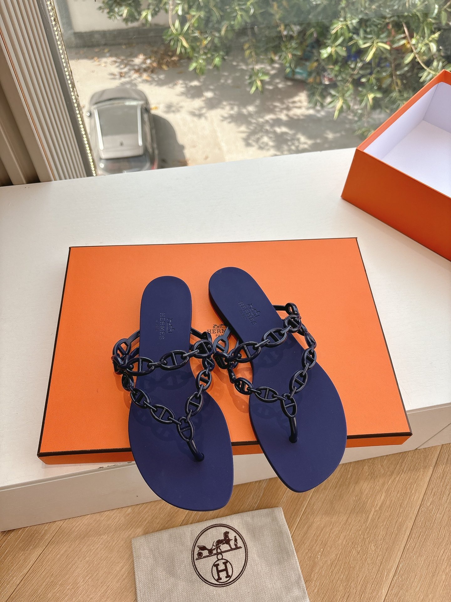 에르메스 슬리퍼