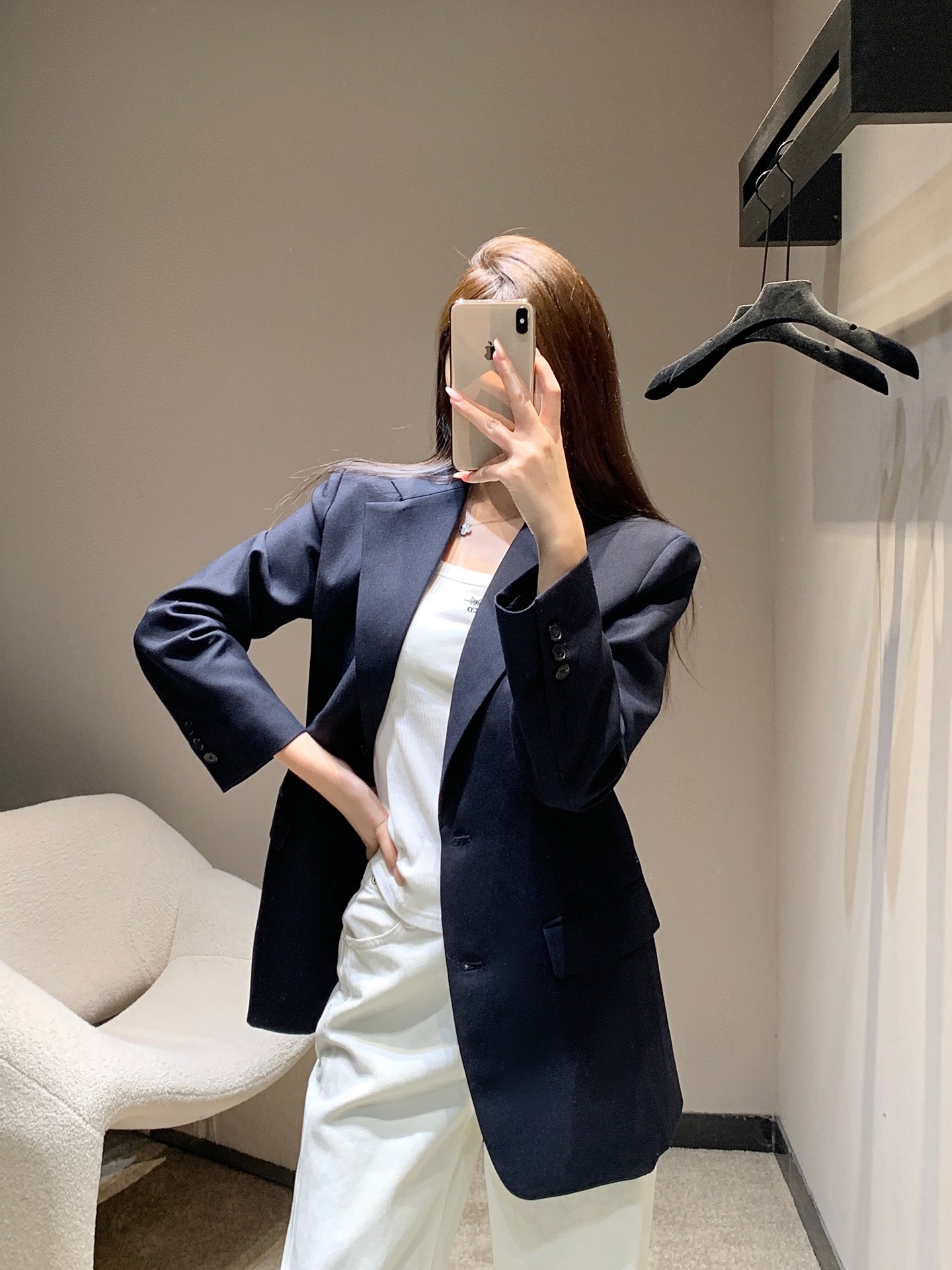 프라다 25FW 신상 삼각로고 정장 코트