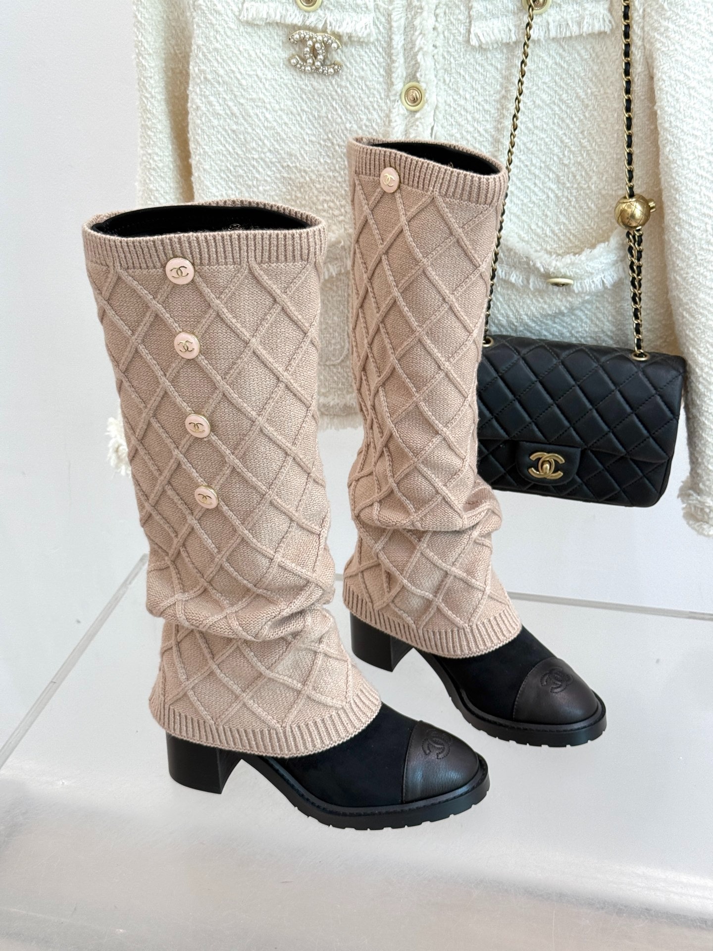 샤넬 25k 신상 양말 부츠