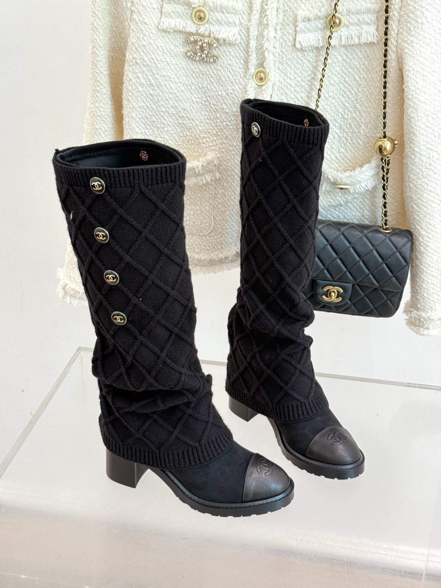 샤넬 25k 신상 양말 부츠