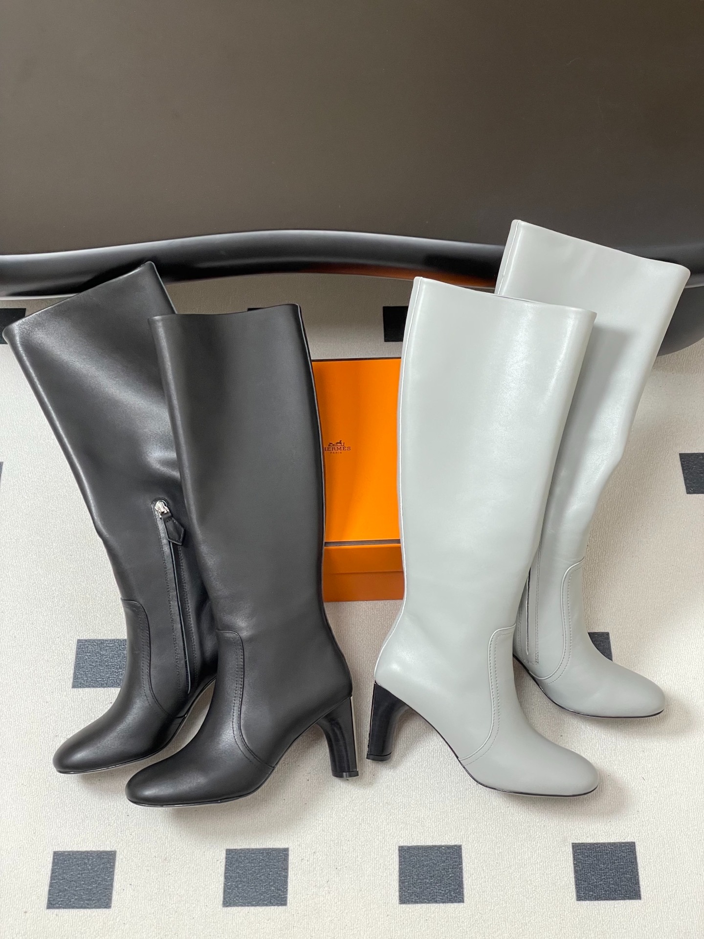 에르메스 신상 스트레이트 힐 롱부츠