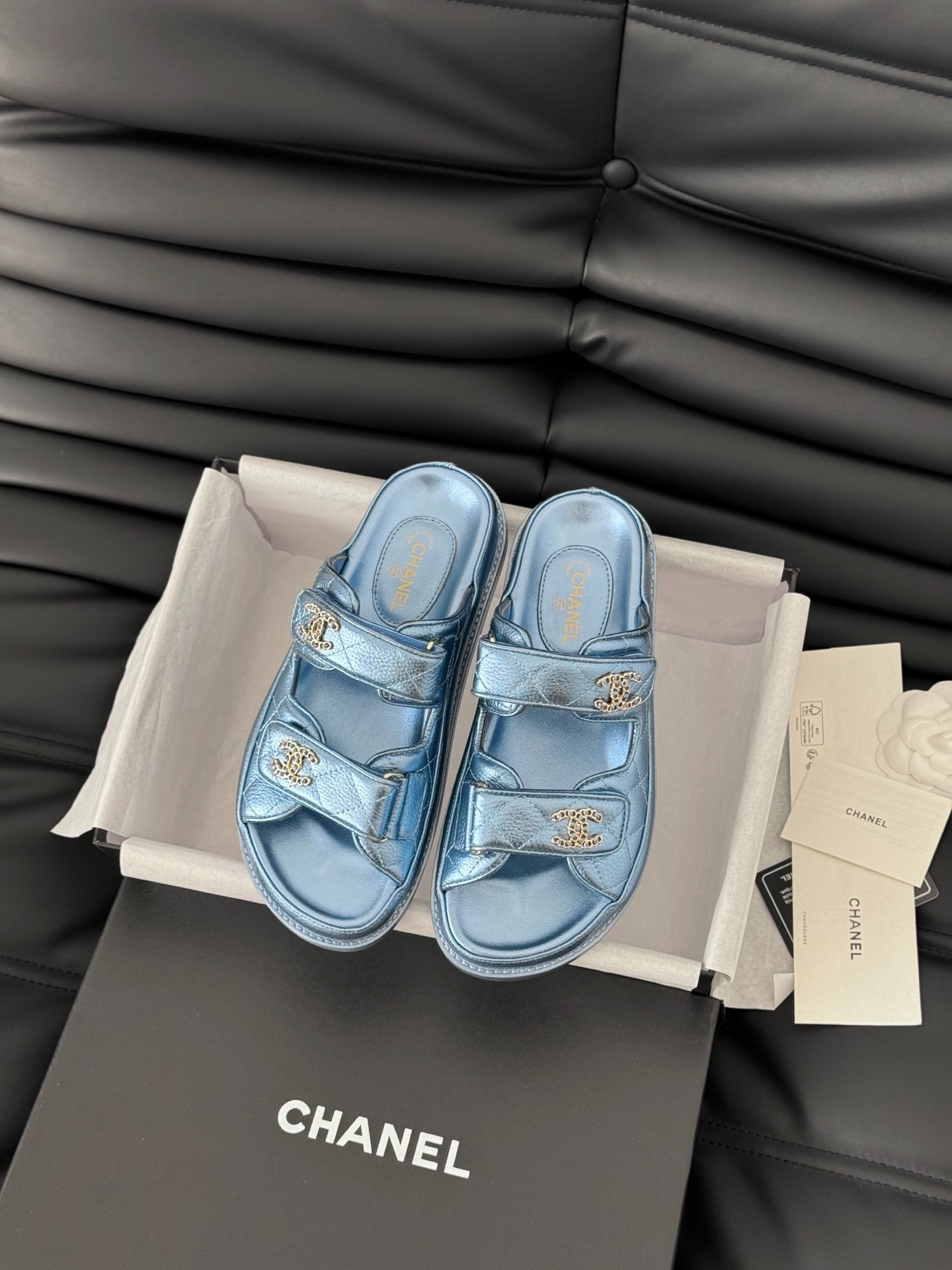 샤넬 25 뉴 벨크로 샌들