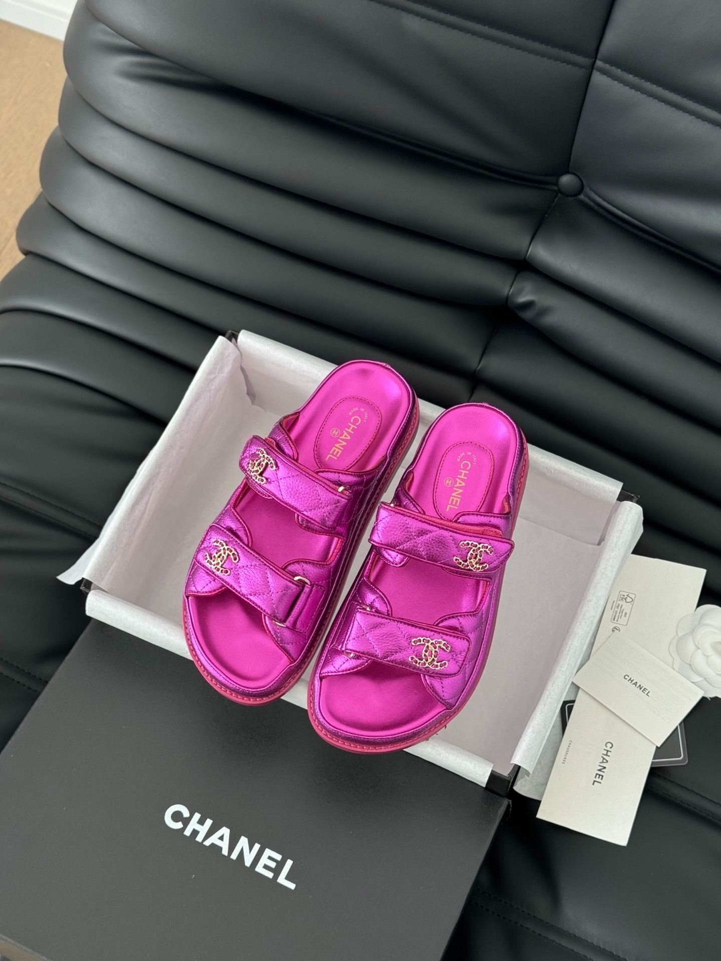 샤넬 25 뉴 벨크로 샌들