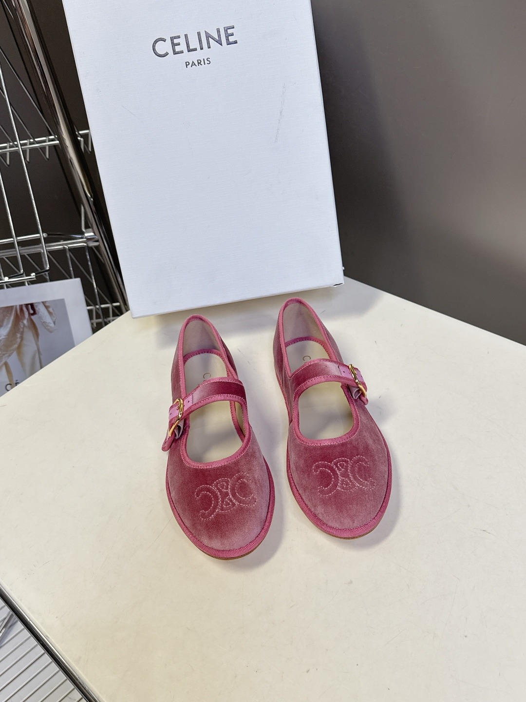 셀린느 신상 울 메리제인 슈즈