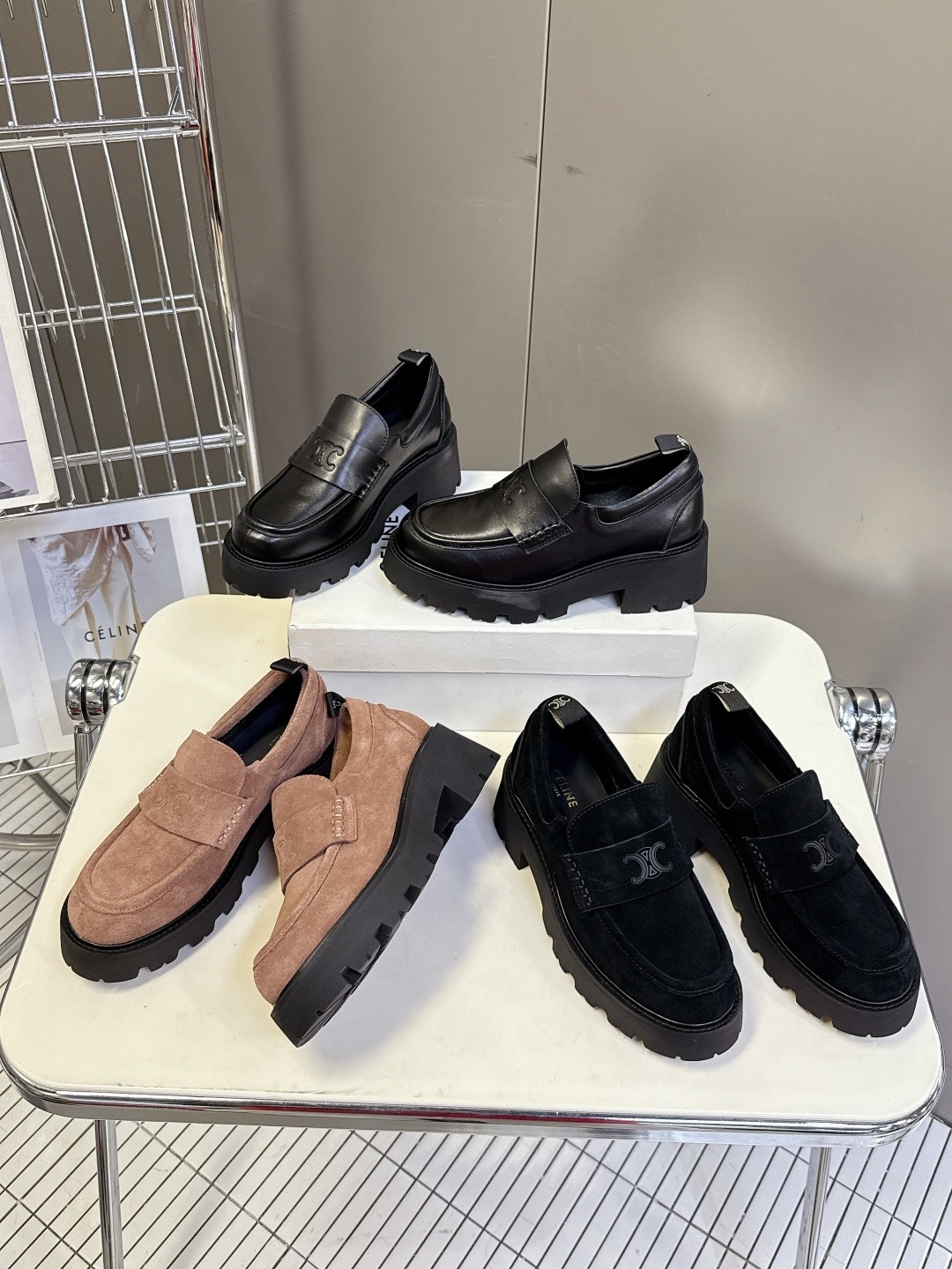 셀린느 가을/겨울 신상 통굽 로퍼