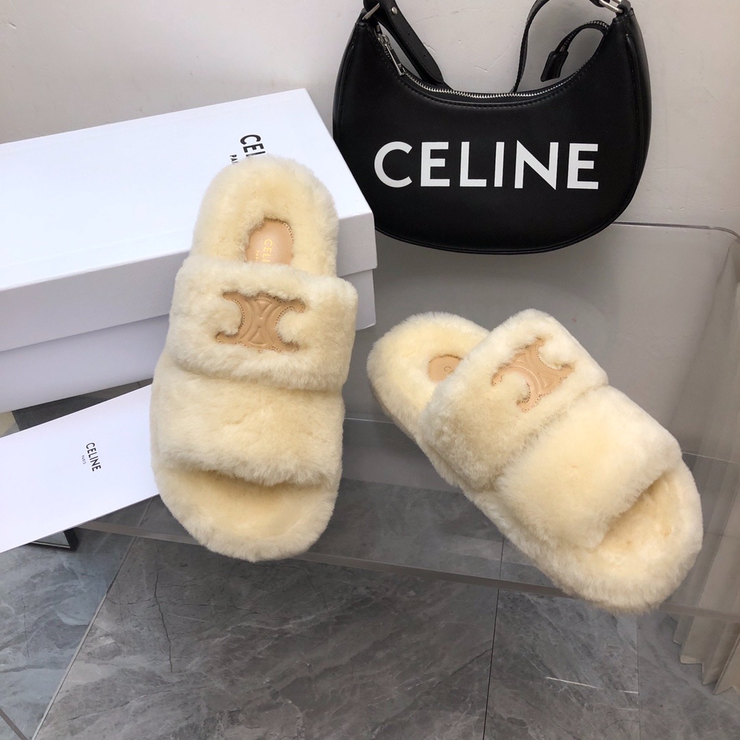 셀린느 25 신상 울 슬리퍼