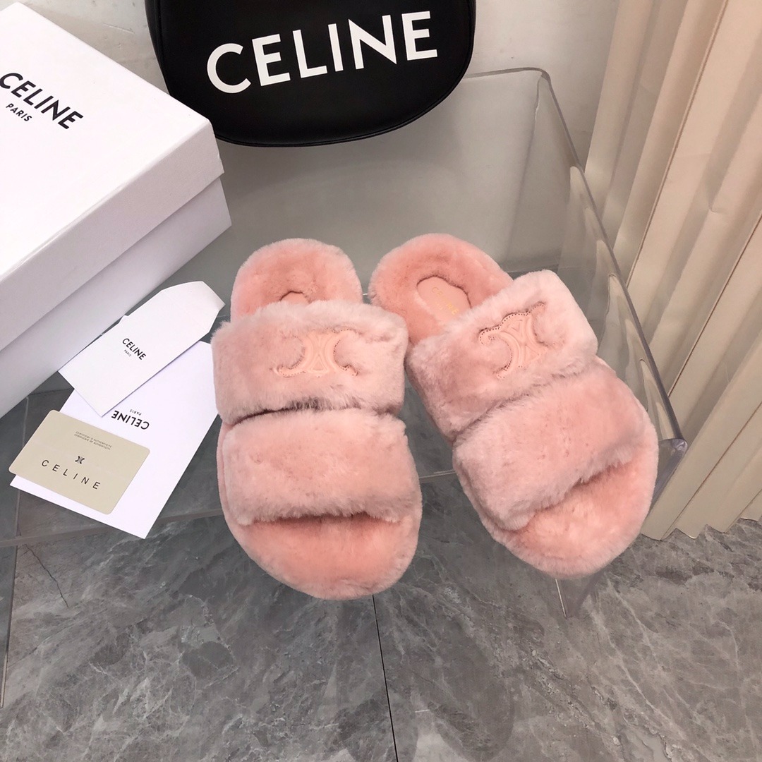 셀린느 25 신상 울 슬리퍼