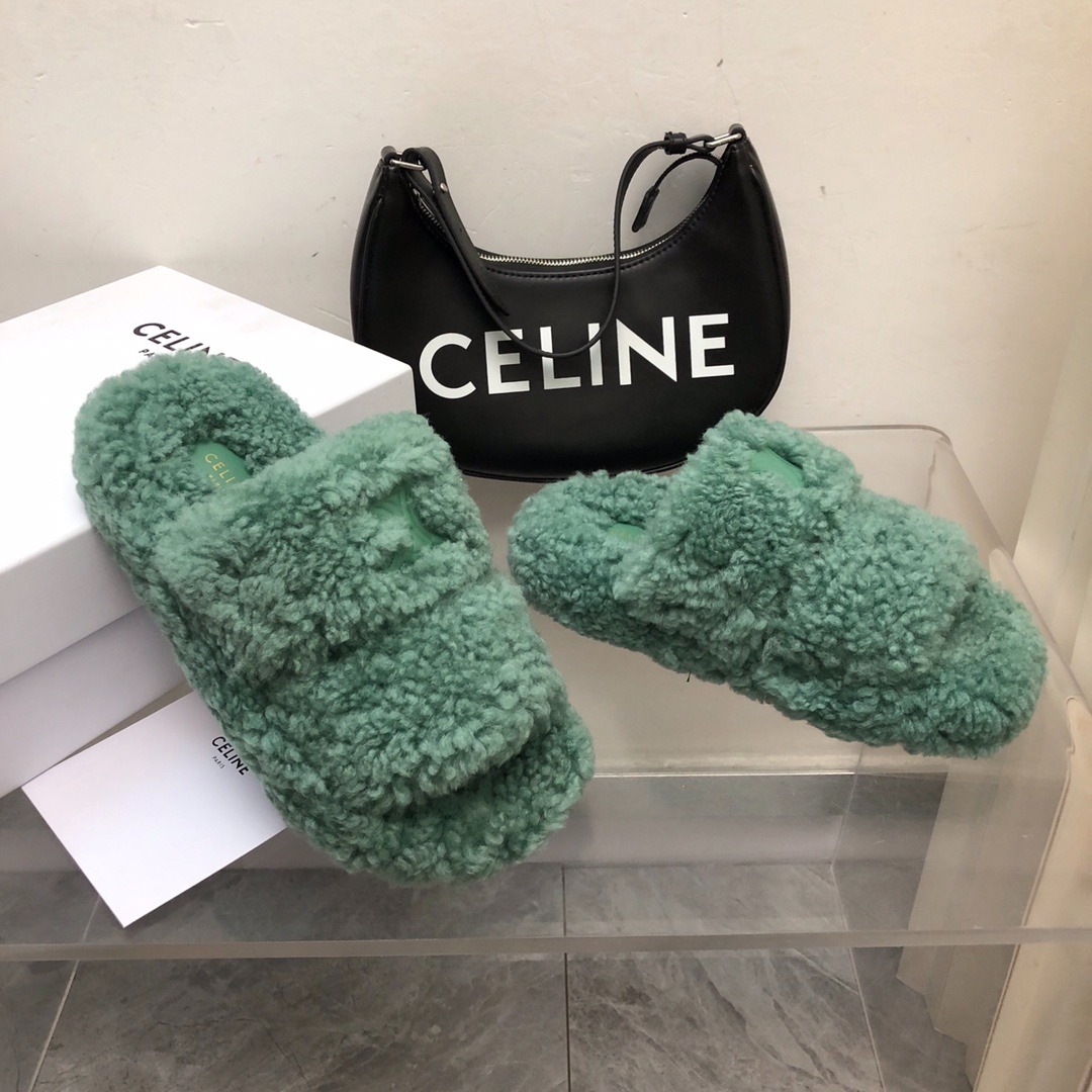셀린느 25 신상 울 슬리퍼