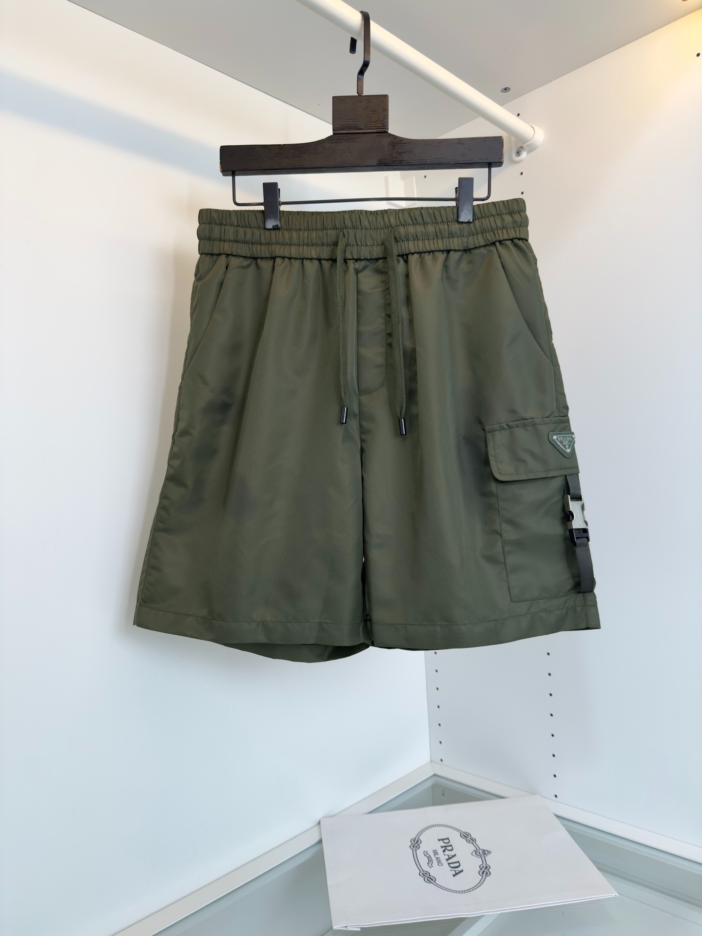 프라다 2025 원포켓 삼각로고 캐주얼 팬츠