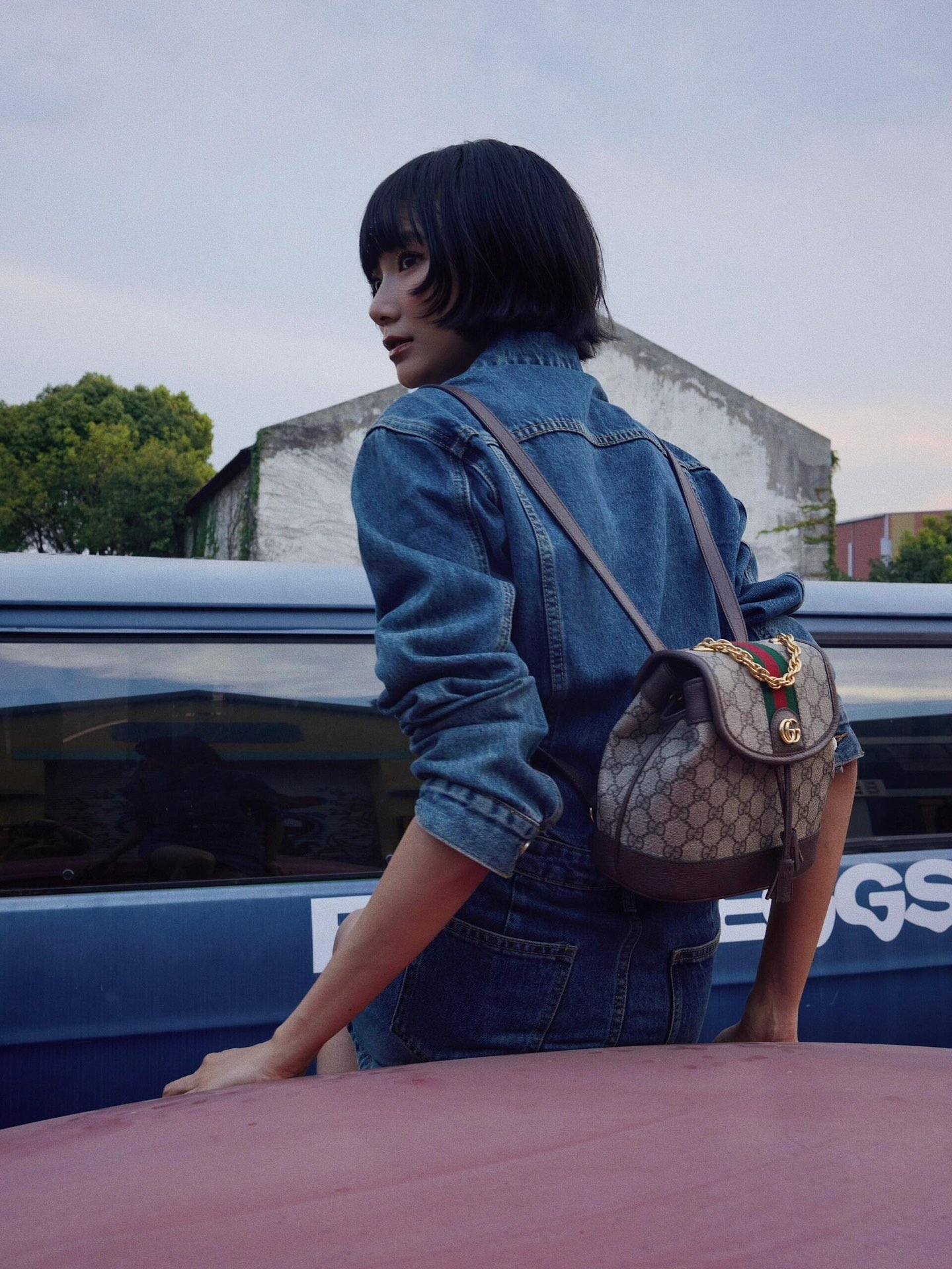 구찌 Ophidia 백팩