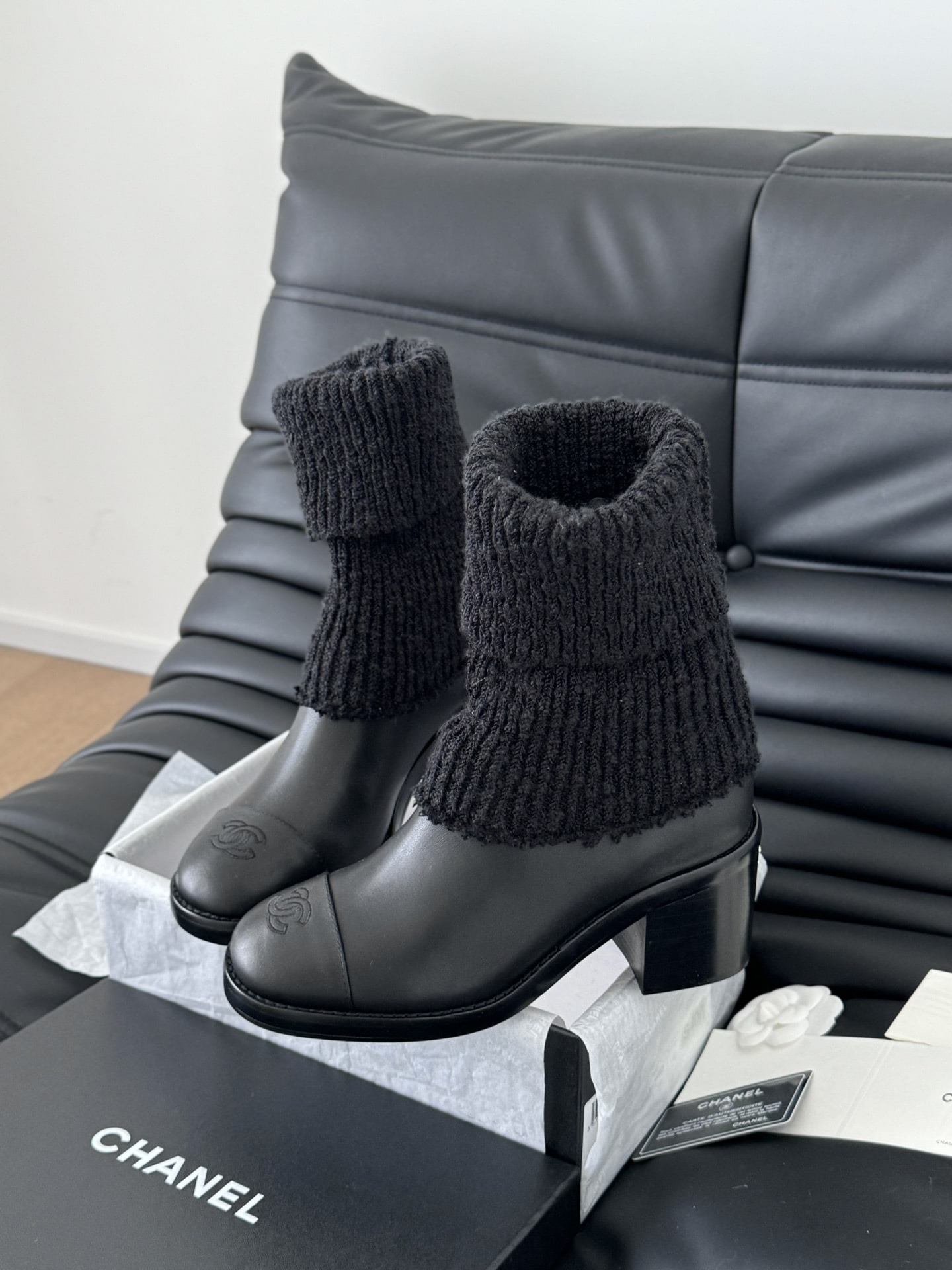 샤넬 24K 신상 양말 부츠