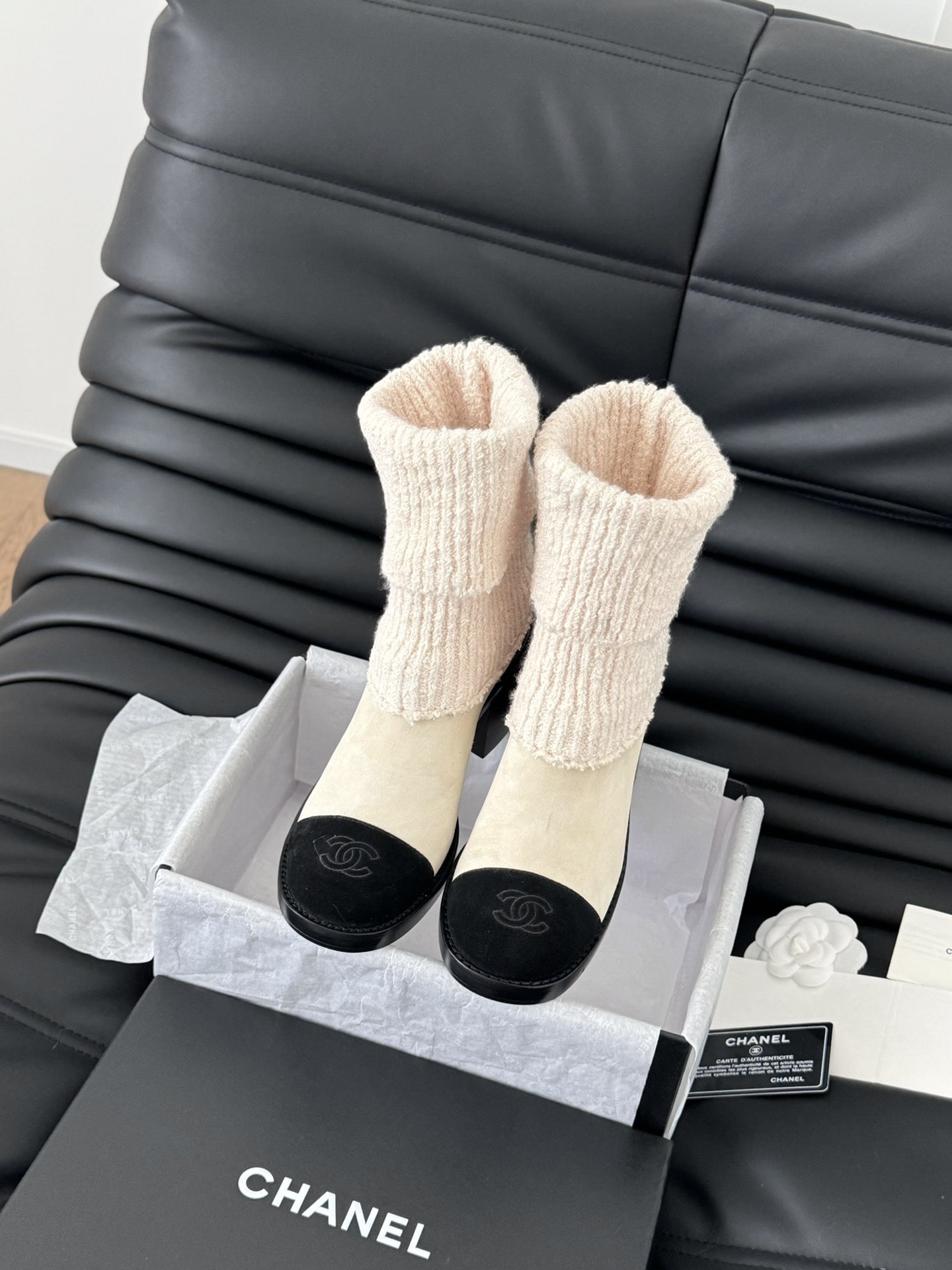 샤넬 24K 신상 양말 부츠
