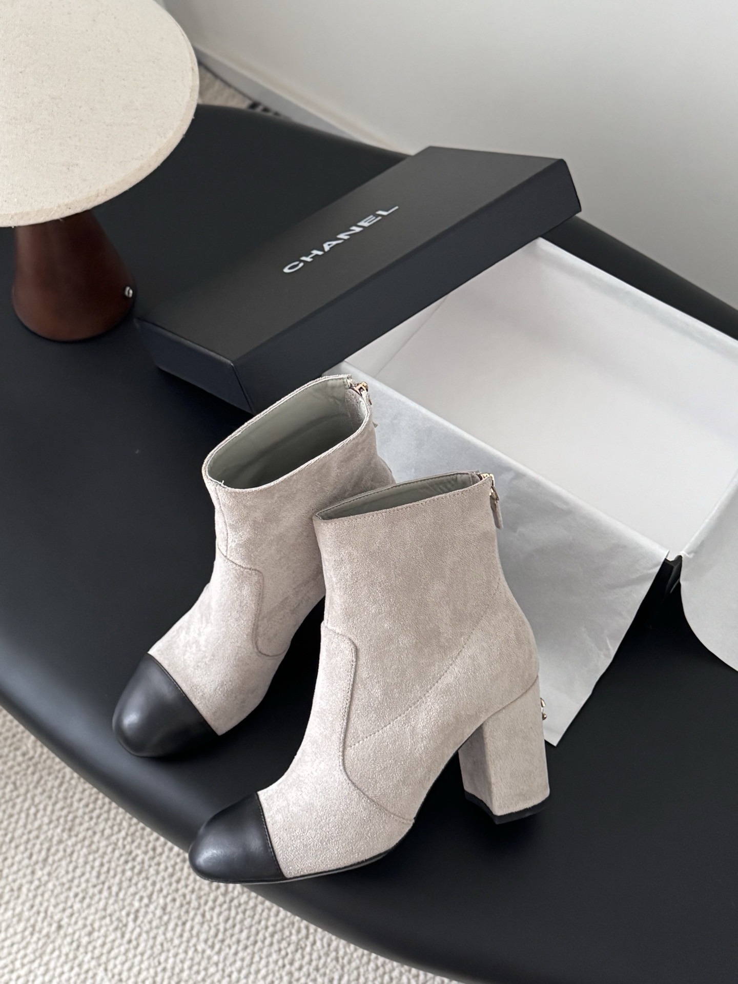 샤넬 25A 핸드메이드 앵클부츠