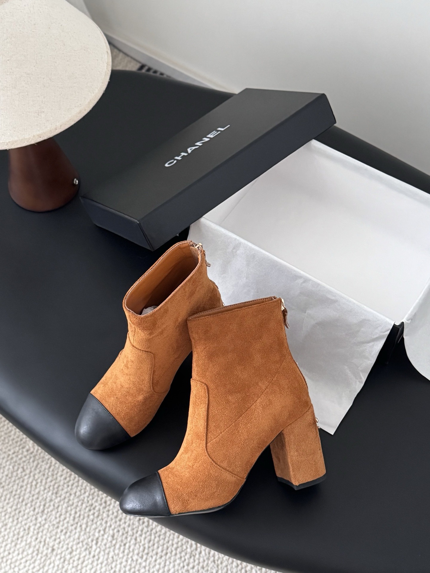 샤넬 25A 핸드메이드 앵클부츠