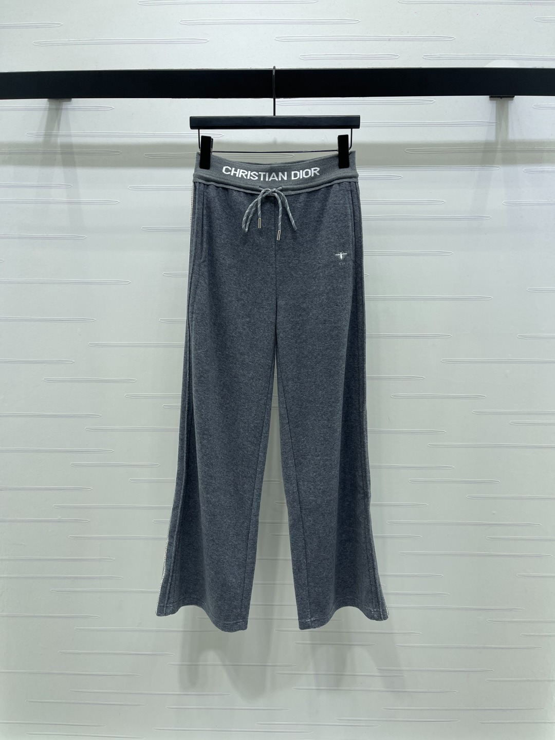 디올 25 신상 스트링 테이프 와이드 팬츠