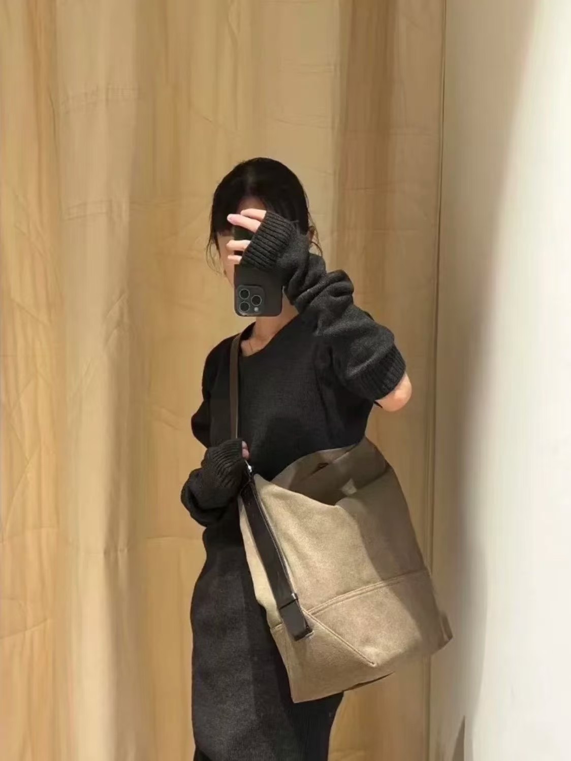 르메르 벨티드 토트백