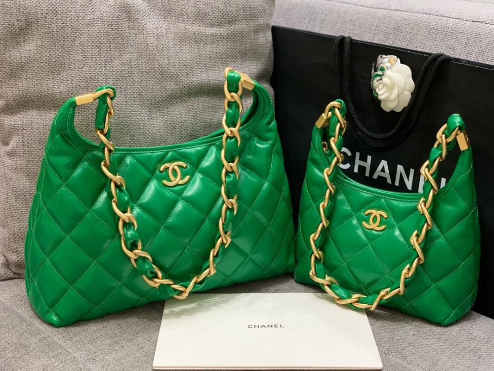 샤넬 호보 핸드백 숄더백 AS3562 