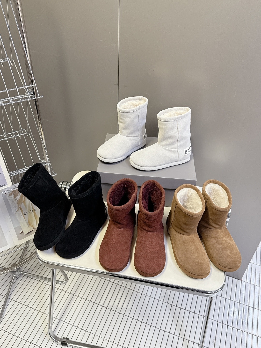 발렌시아가 신상 스노우 부츠