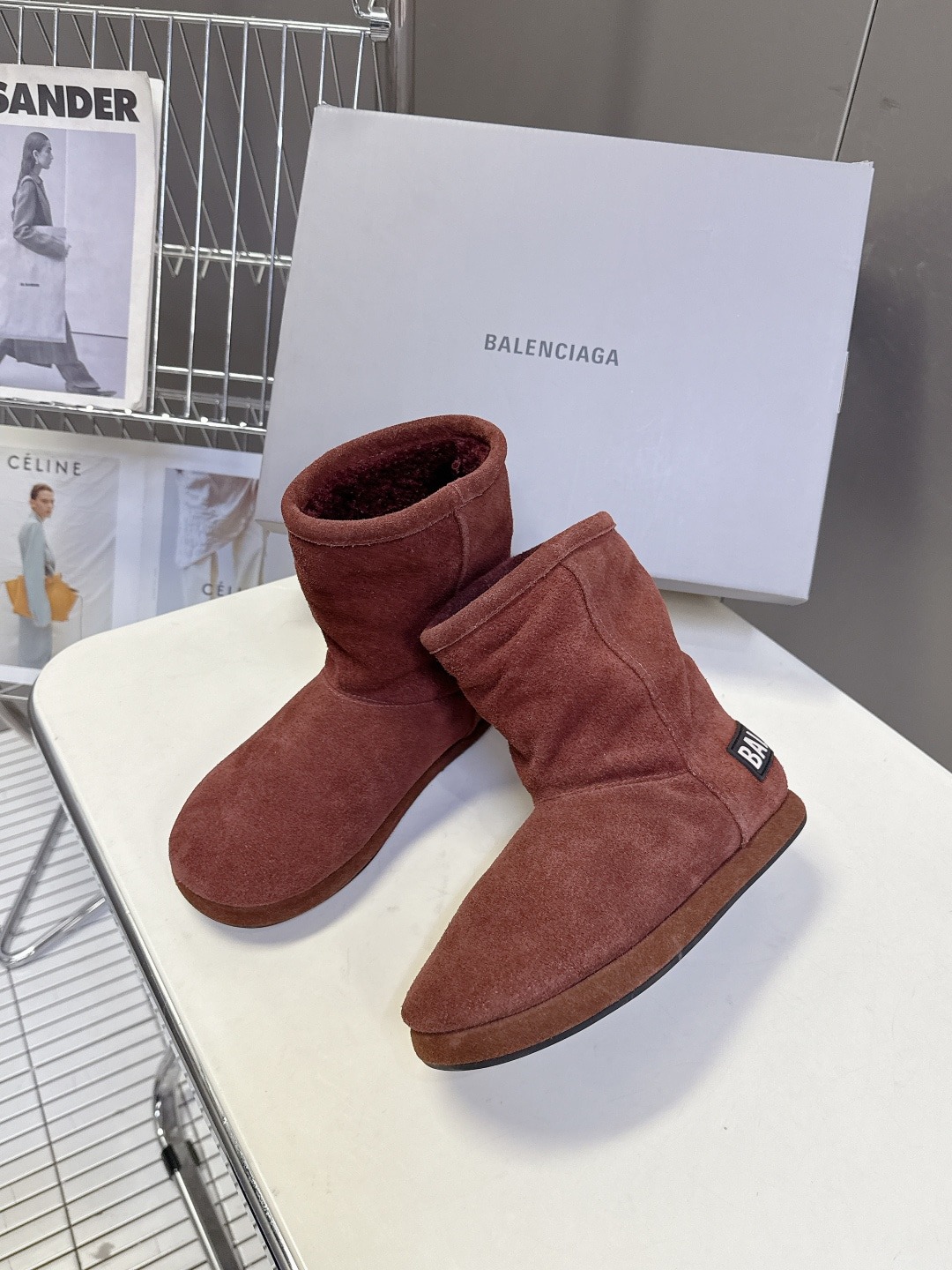 발렌시아가 신상 스노우 부츠