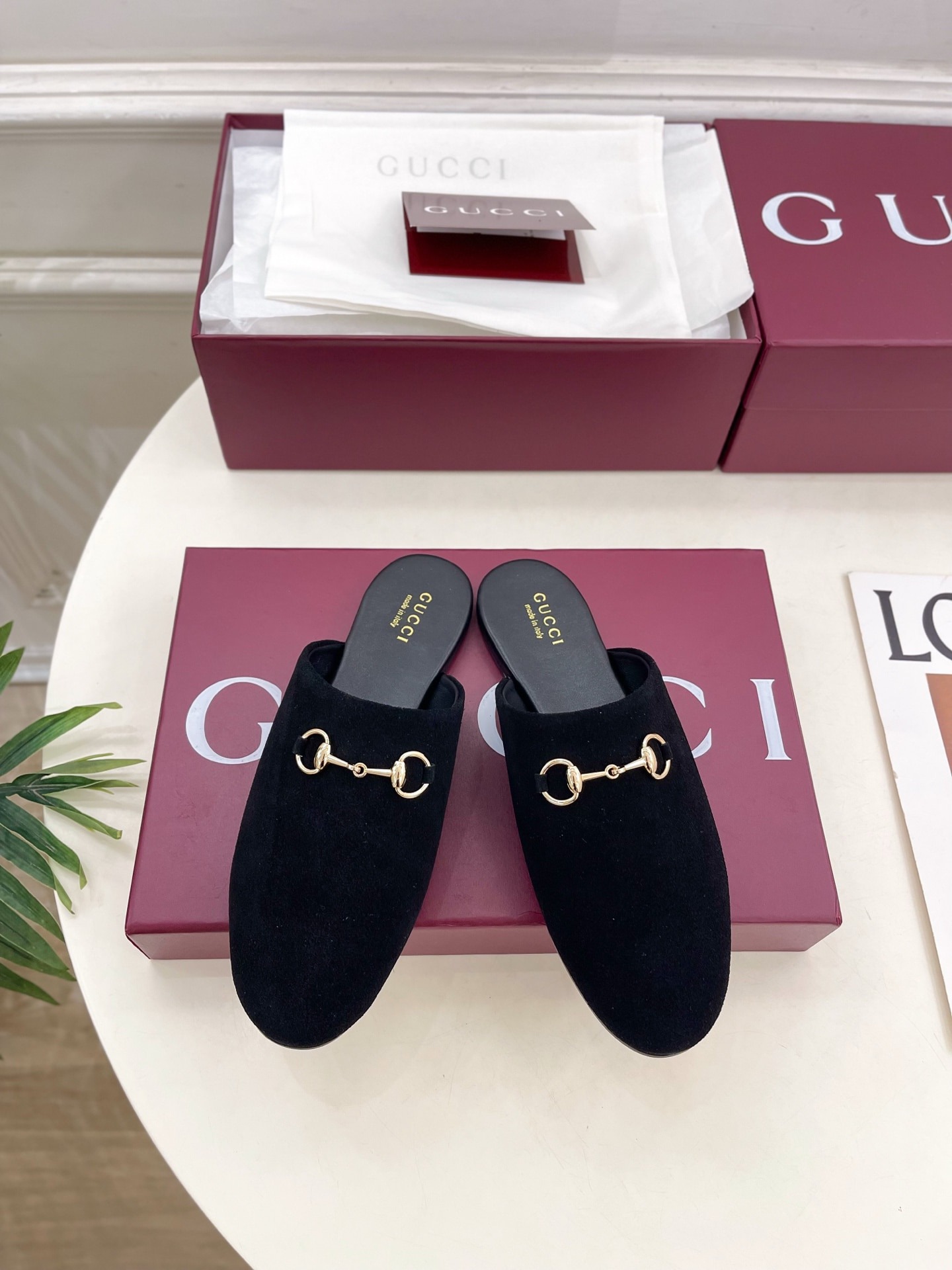 구찌 신상 클래식 세미슬리퍼