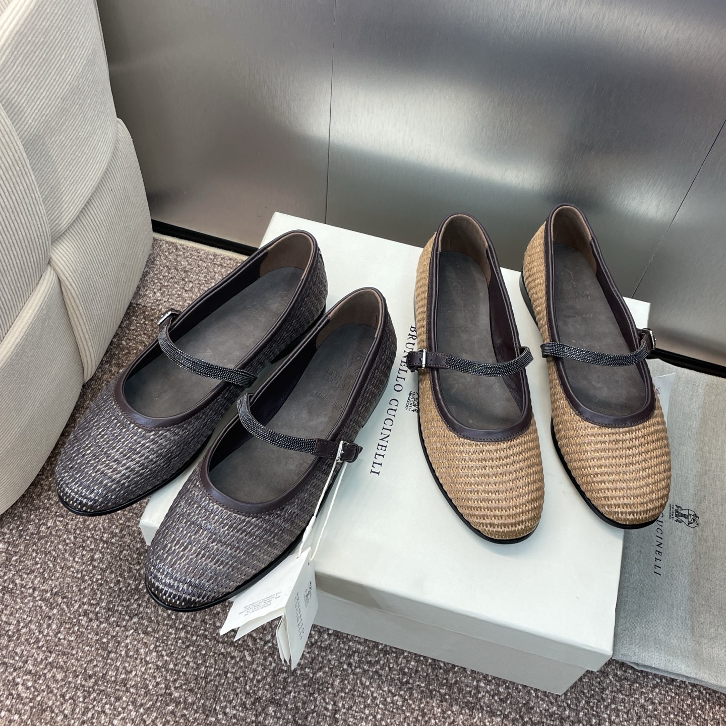 브루넬로쿠치넬리 쿠치넬리 2025 가을/겨울 신상 플랫슈즈