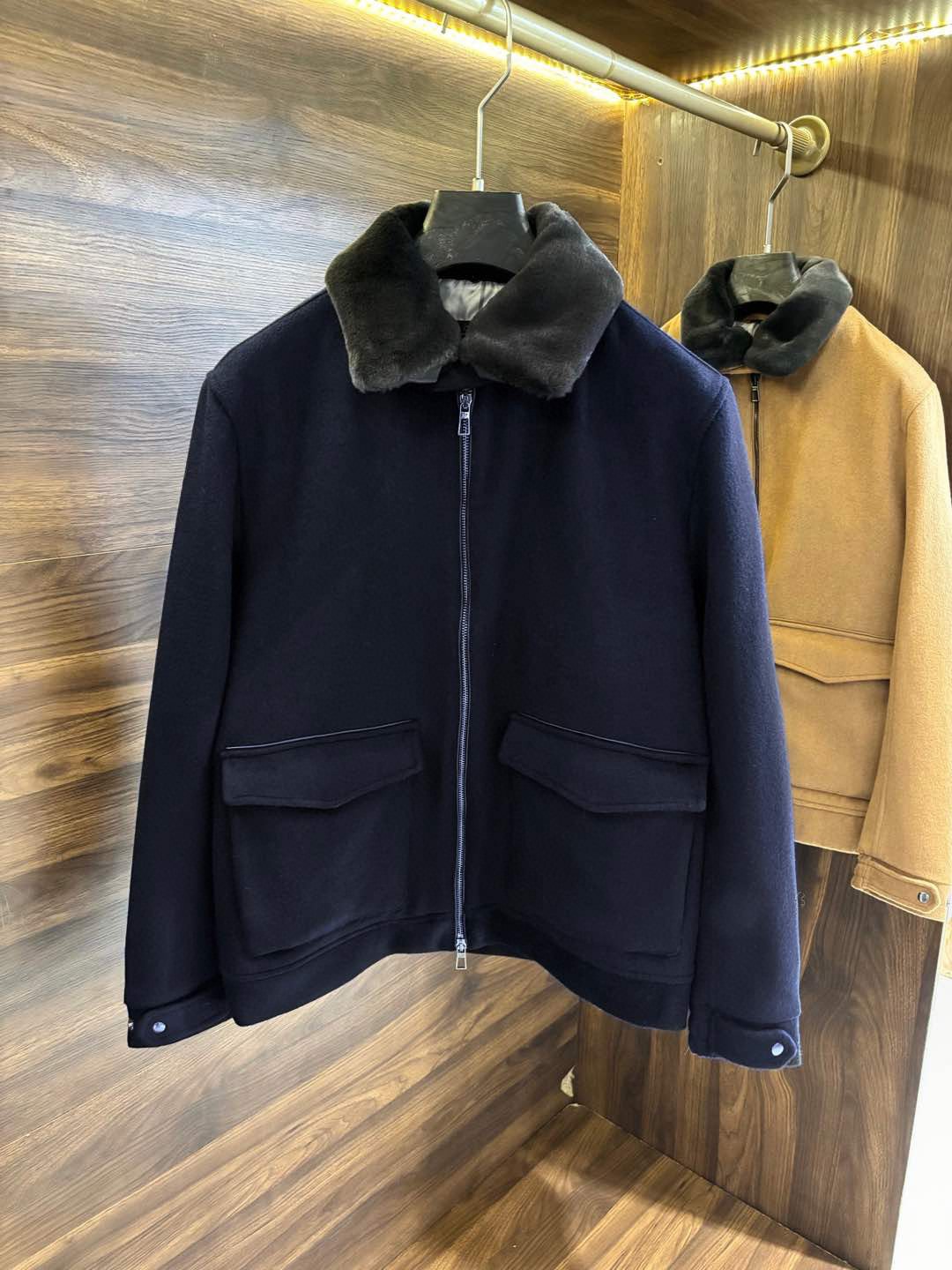 로로피아나 신상 퍼 울코트