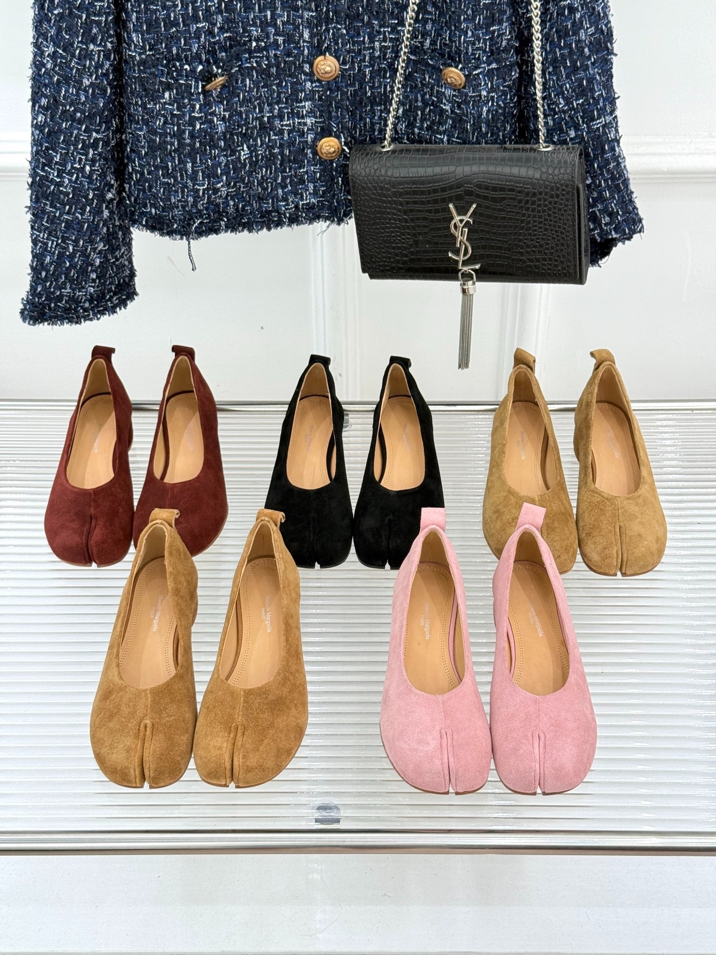 메종마르지엘라 빈티지 통굽 발레슈즈