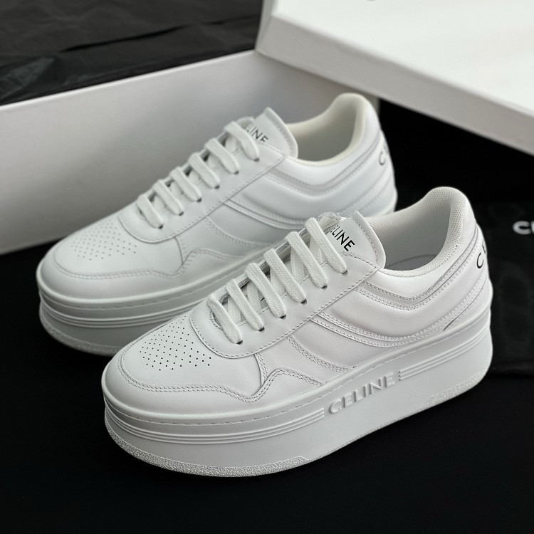 셀린느 웨지 아웃솔 블록 스니커즈