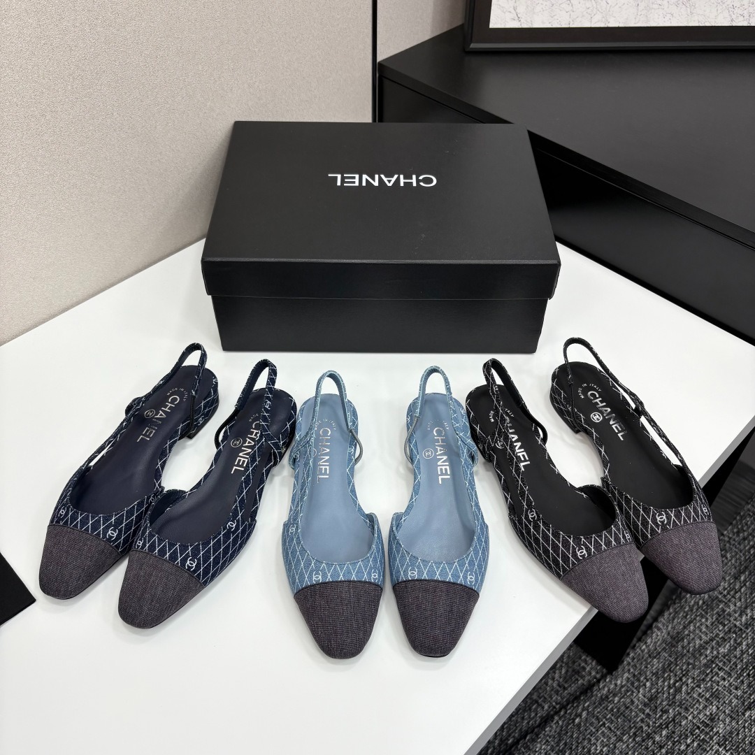 샤넬 클래식 슬링백 샌들