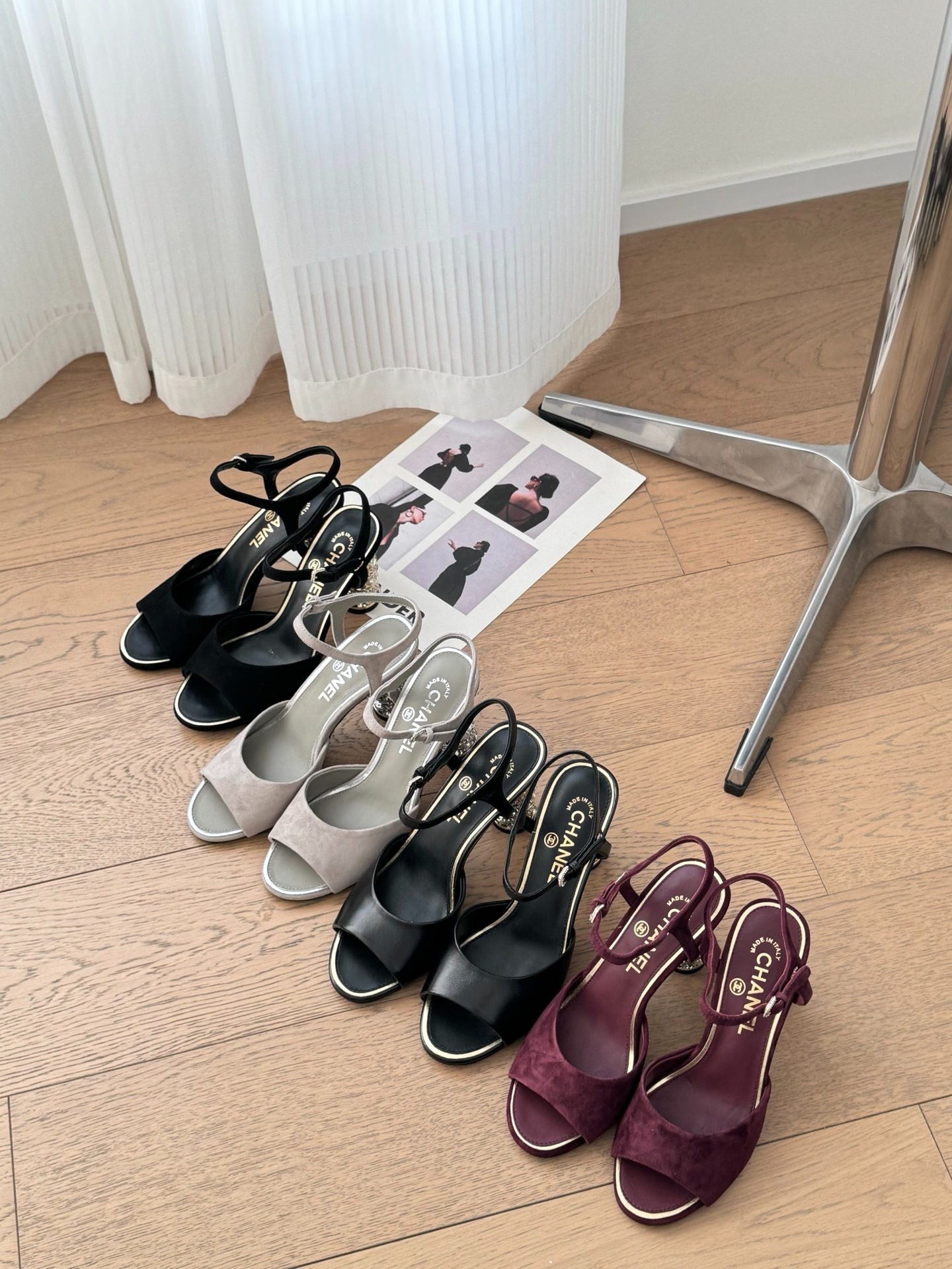 샤넬 25C 뉴 메리제인 라인 슬링백