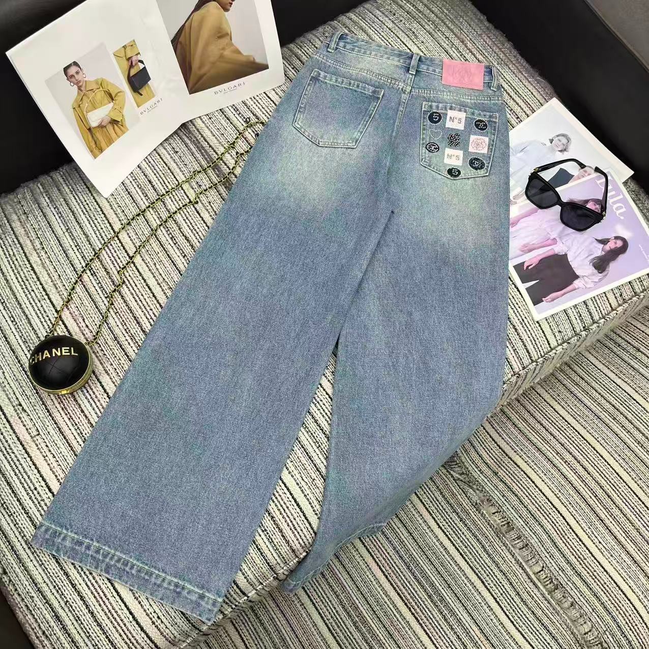 샤넬 25년 신상 데님 일자 팬츠