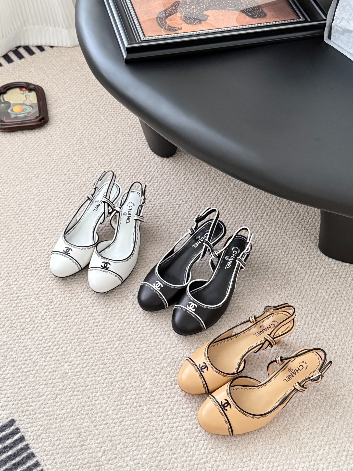 샤넬 25 빈티지 샌들