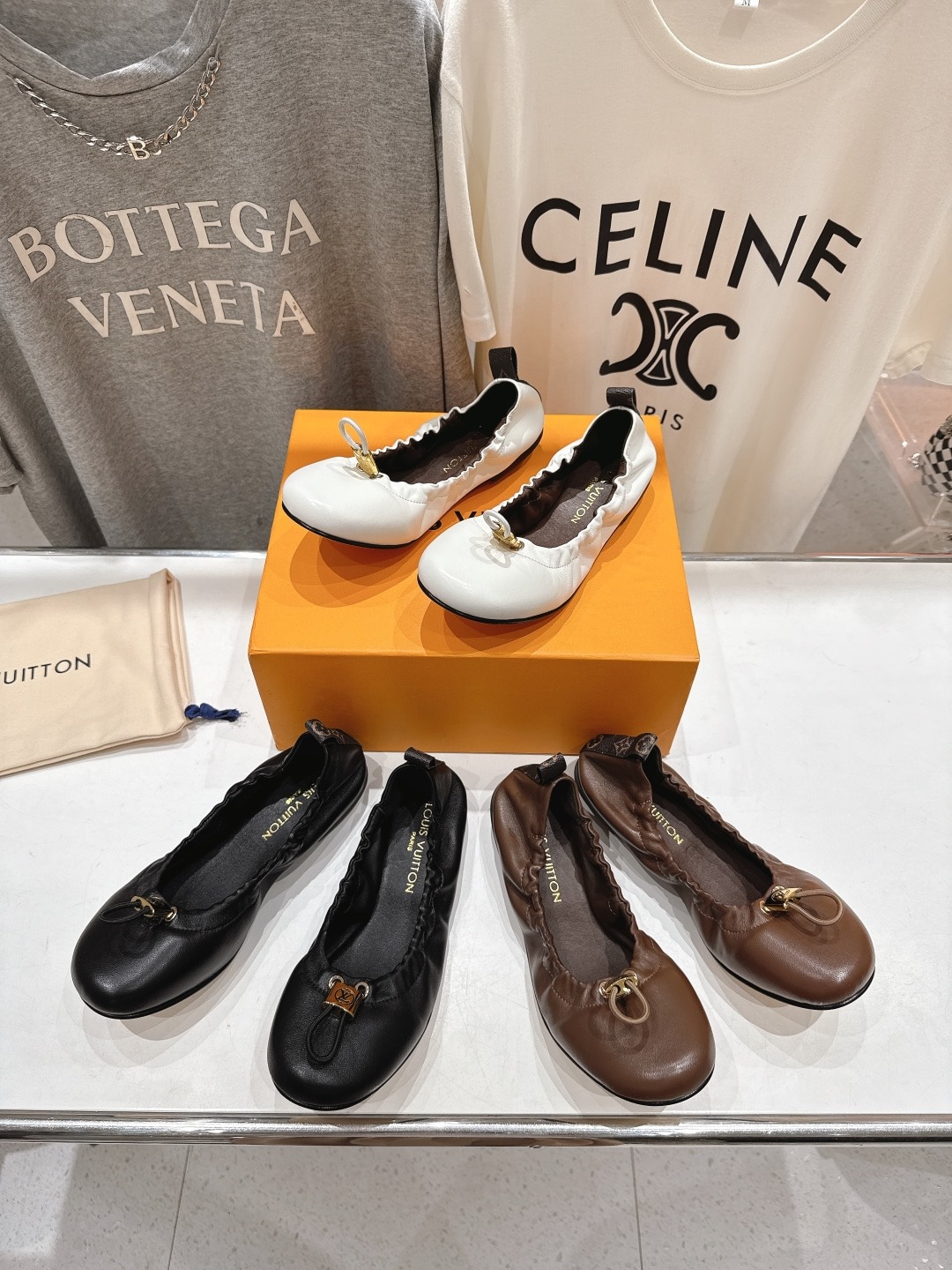 루이비통 봄여름 시리즈 메리제인 플랫슈즈