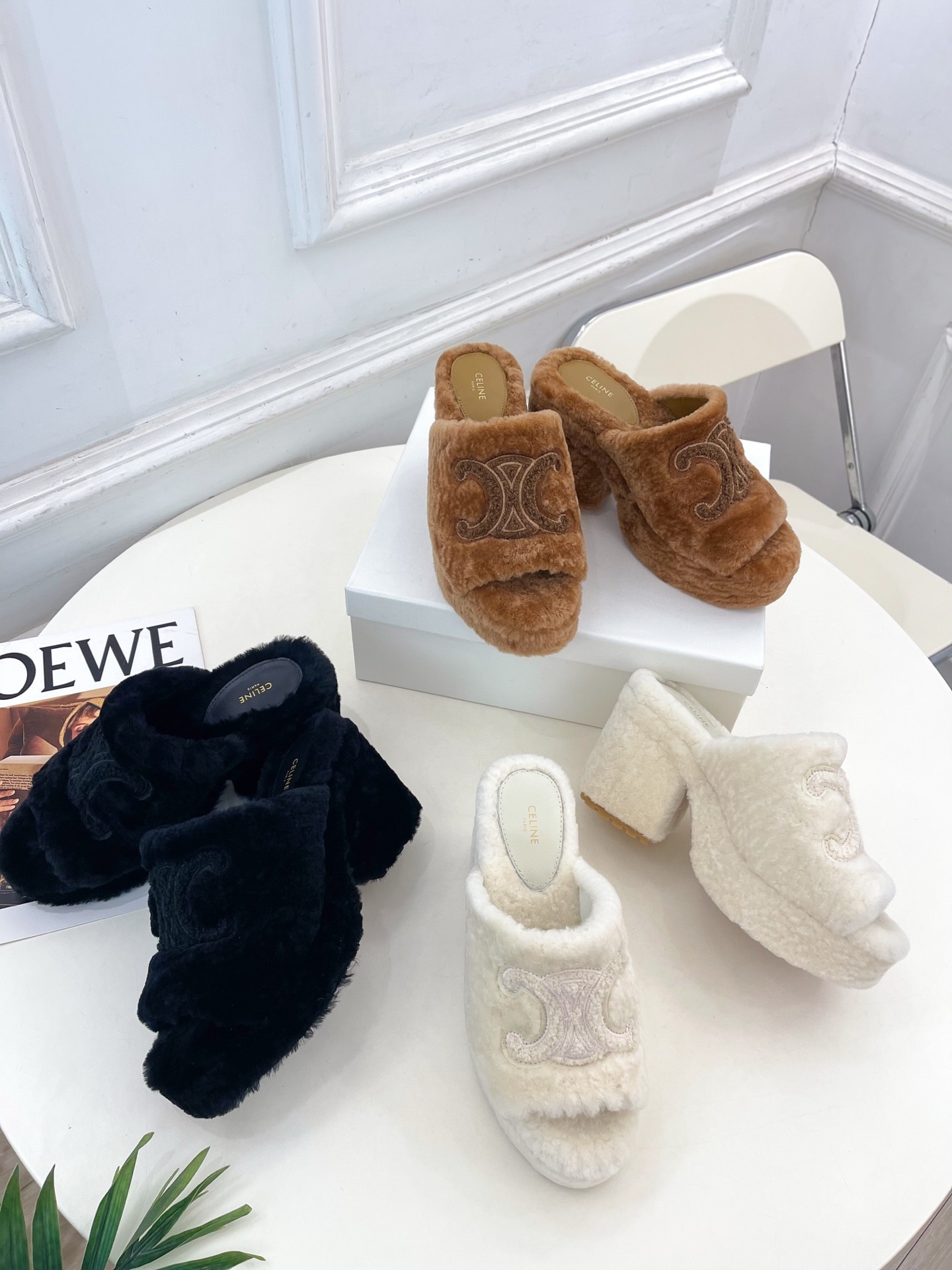 셀린느 25 신상 가보시힐 슬리퍼